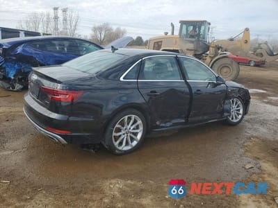 Trzecie zdjęcie samochodu z tyłu: 2019 AUDI A4 PRESTIGE VIN:WAUFNAF48KN011150 - miniatura
