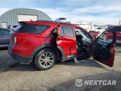 Trzecie zdjęcie samochodu z tyłu: 2020 FORD EXPLORER XLT VIN:1FMSK8DH6LGD16575 - miniatura