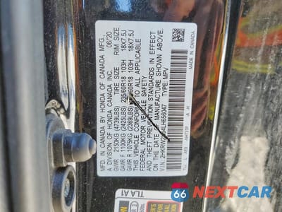Zdjęcie 14 z 14 samochodu: 2020 HONDA CR-V EX VIN:2HKRW2H54LH656047 - miniatura