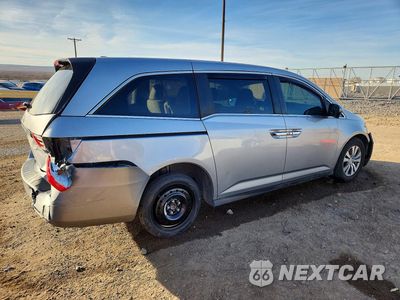 Trzecie zdjęcie samochodu z tyłu: 2017 HONDA ODYSSEY SE VIN:5FNRL5H34HB018248 - miniatura
