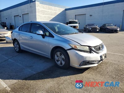 Czwarte zdjęcie samochodu z boku: 2013 HONDA CIVIC LX VIN:19XFB2F58DE225363 - miniatura