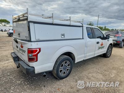 Trzecie zdjęcie samochodu z tyłu: 2018 FORD F150 SUPER CAB VIN:1FTEX1CP6JKE72001 - miniatura