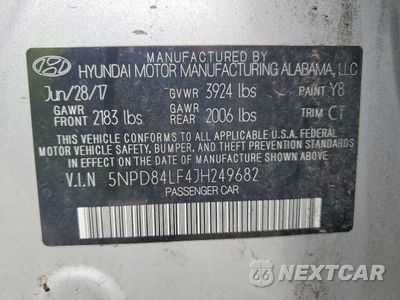 Zdjęcie 12 z 12 samochodu: 2018 HYUNDAI ELANTRA SEL VIN:5NPD84LF4JH249682 - miniatura