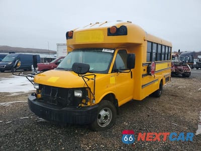 Drugie zdjęcie samochodu z przodu: 2012 CHEVROLET EXPRESS SCHOOL BUS VIN:1GB3G3BG6C1181984 - miniatura