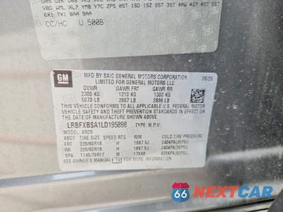 Zdjęcie 14 z 15 samochodu: 2020 BUICK ENVISION PREFERRED VIN:LRBFXBSA1LD195898 - miniatura