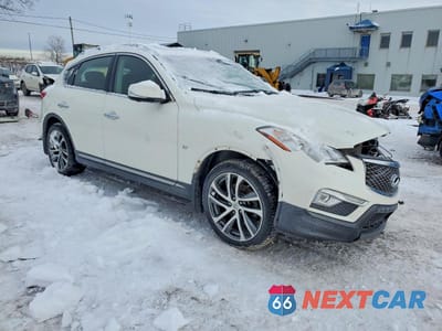 Czwarte zdjęcie samochodu z boku: 2017 INFINITY QX50 VIN:JN1BJ0RR3HM406210 - miniatura