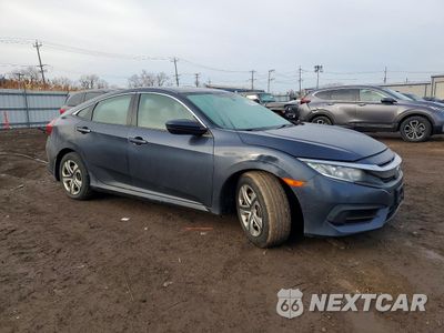 Czwarte zdjęcie samochodu z boku: 2017 HONDA CIVIC LX VIN:19XFC2F52HE074233 - miniatura