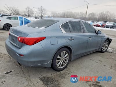 Trzecie zdjęcie samochodu z tyłu: 2015 INFINITI Q50 BASE VIN:JN1BV7AR6FM404862 - miniatura