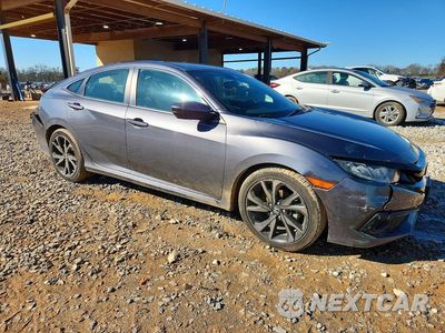 Czwarte zdjęcie samochodu z boku: 2019 HONDA CIVIC SPORT VIN:2HGFC2F85KH591596 - miniatura