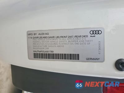 Zdjęcie 12 z 13 samochodu: 2020 AUDI A5 PREMIUM PLUS VIN:WAUTNAF53LA001789 - miniatura