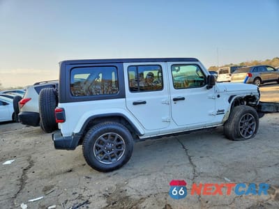 Trzecie zdjęcie samochodu z tyłu: 2021 JEEP WRANGLER UNLIMITED SPORT VIN:1C4HJXDN0MW565074 - miniatura