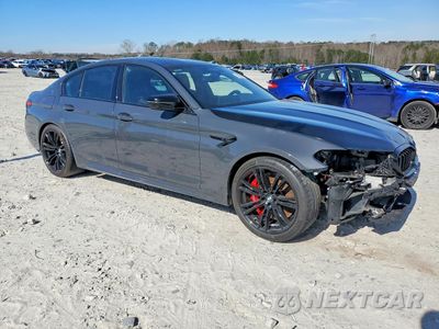 Czwarte zdjęcie samochodu z boku: 2021 BMW M5 VIN:WBS83CH08MCG82044 - miniatura