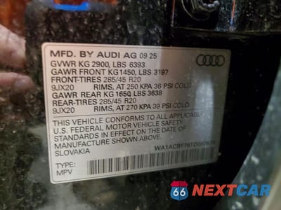 Zdjęcie 13 z 13 samochodu: 2026 AUDI Q7 PREMIUM VIN:WA1ACBF78TD002615 - miniatura