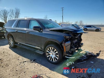 Czwarte zdjęcie samochodu z boku: 2026 CADILLAC ESCALADE ESV PLATINUM LUXURY VIN:1GYS9MKL7TR225474 - miniatura