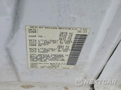 Zdjęcie 13 z 13 samochodu: 2015 NISSAN NV 1500 VIN:1N6BF0KLXFN807472 - miniatura