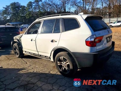 Drugie zdjęcie samochodu z przodu: 2005 BMW X3 3.0I VIN:WBXPA934X5WD07846 - miniatura