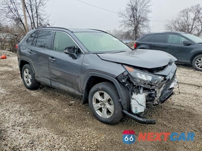Czwarte zdjęcie samochodu z boku: 2019 TOYOTA RAV4 HYBRID LE VIN:JTMMWRFV2KD019328 - miniatura