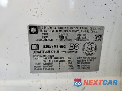 Zdjęcie 13 z 13 samochodu: 2018 GMC TERRAIN SLE VIN:3GKALTEV5JL174138 - miniatura