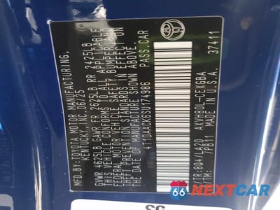 Zdjęcie 13 z 13 samochodu: 2025 TOYOTA CAMRY XSE VIN:4T1DAACK6SU174986 - miniatura