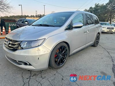 Drugie zdjęcie samochodu z przodu: 2015 HONDA ODYSSEY EXL VIN:5FNRL5H68FB071963 - miniatura