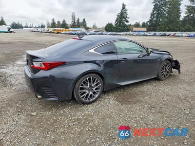 Trzecie zdjęcie samochodu z tyłu: 2017 LEXUS RC 200T BASE VIN:JTHHA5BC4H5007079 - miniatura
