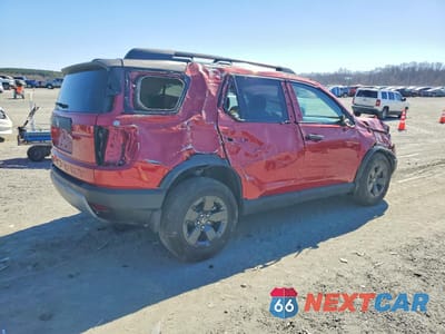 Trzecie zdjęcie samochodu z tyłu: 2026 HONDA PASSPORT RTL VIN:5FNYF9H30TB036278 - miniatura