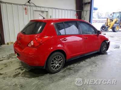 Trzecie zdjęcie samochodu z tyłu: 2010 NISSAN VERSA VIN:3N1BC1CP9AL372040 - miniatura
