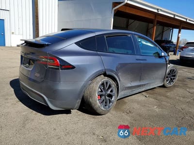 Trzecie zdjęcie samochodu z tyłu: 2023 TESLA MODEL X VIN:7SAXCBE69PF412575 - miniatura