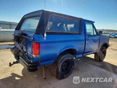 Trzecie zdjęcie samochodu z tyłu: 1989 FORD BRONCO U100 VIN:1FMEU15N3KLB08131 - miniatura