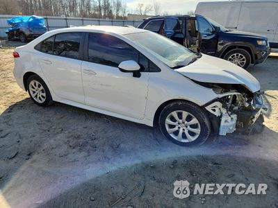 Czwarte zdjęcie samochodu z boku: 2021 TOYOTA COROLLA LE VIN:5YFEPMAE2MP151677 - miniatura
