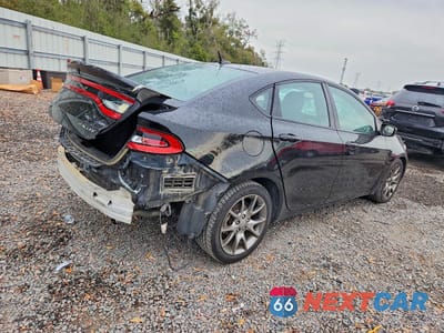 Trzecie zdjęcie samochodu z tyłu: 2015 DODGE DART SXT VIN:1C3CDFBBXFD174196 - miniatura