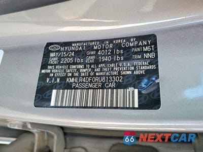 Zdjęcie 13 z 13 samochodu: 2024 HYUNDAI ELANTRA N LINE VIN:KMHLR4DF0RU813302 - miniatura