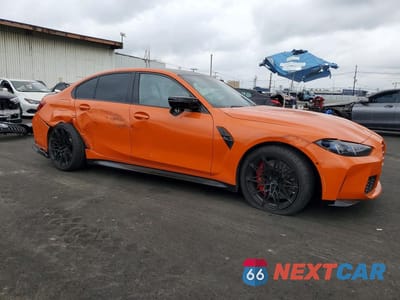 Czwarte zdjęcie samochodu z boku: 2025 BMW M3 COMPETITION VIN:WBS23HJ00SFU16278 - miniatura
