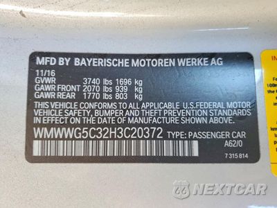 Zdjęcie 12 z 13 samochodu: 2017 MINI COOPER VIN:WMWWG5C32H3C20372 - miniatura