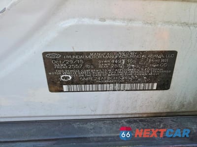 Zdjęcie 12 z 12 samochodu: 2016 HYUNDAI SONATA SE VIN:5NPE24AF8GH334980 - miniatura