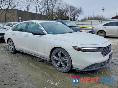 Czwarte zdjęcie samochodu z boku: 2023 HONDA ACCORD HYBRID SPORT VIN:1HGCY2F57PA062604 - miniatura