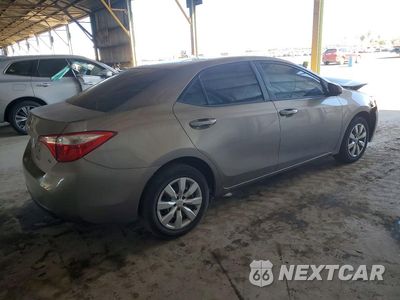 Trzecie zdjęcie samochodu z tyłu: 2014 TOYOTA COROLLA L VIN:5YFBURHE5EP119581 - miniatura