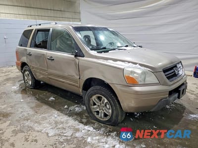 Czwarte zdjęcie samochodu z boku: 2003 HONDA PILOT EX VIN:2HKYF18413H607255 - miniatura