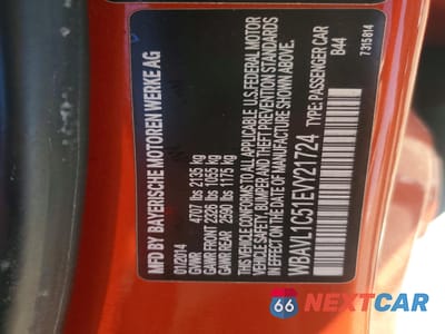 Zdjęcie 12 z 13 samochodu: 2014 BMW X1 XDRIVE28I VIN:WBAVL1C51EVY21724 - miniatura