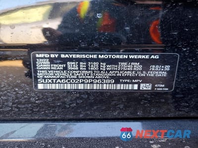 Zdjęcie 12 z 12 samochodu: 2023 BMW X5 XDRIVE45E VIN:5UXTA6C02P9P96389 - miniatura