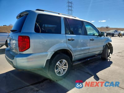 Trzecie zdjęcie samochodu z tyłu: 2003 HONDA PILOT EXL VIN:2HKYF18663H513972 - miniatura