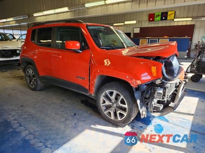 Czwarte zdjęcie samochodu z boku: 2017 JEEP RENEGADE LATITUDE VIN:ZACCJBBB6HPF30144 - miniatura