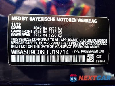 Zdjęcie 12 z 13 samochodu: 2020 BMW M340XI VIN:WBA5U9C06LFJ19714 - miniatura