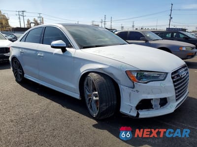 Czwarte zdjęcie samochodu z boku: 2016 AUDI S3 PREMIUM PLUS VIN:WAUB1GFF2G1030497 - miniatura