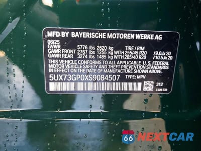 Zdjęcie 13 z 13 samochodu: 2025 BMW X3 M50 VIN:5UX73GP0XS9084507 - miniatura