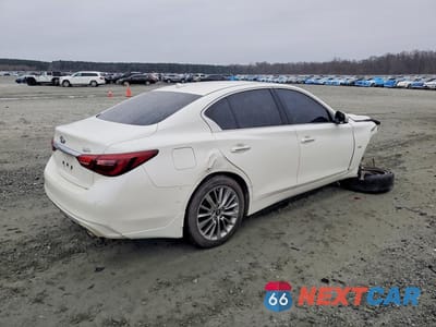 Trzecie zdjęcie samochodu z tyłu: 2020 INFINITI Q50 PURE VIN:JN1EV7AP4LM202450 - miniatura