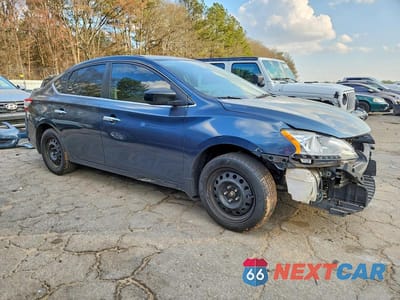 Czwarte zdjęcie samochodu z boku: 2014 NISSAN SENTRA S VIN:3N1AB7AP1EL687182 - miniatura