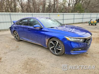 Czwarte zdjęcie samochodu z boku: 2019 HONDA ACCORD SPORT VIN:1HGCV1F34KA008364 - miniatura