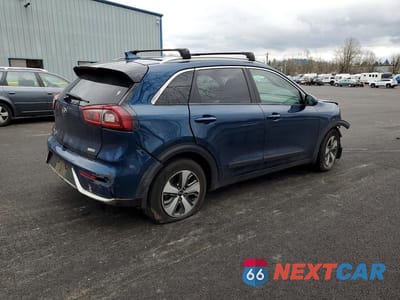 Trzecie zdjęcie samochodu z tyłu: 2018 KIA NIRO LX VIN:KNDCB3LC0J5205515 - miniatura