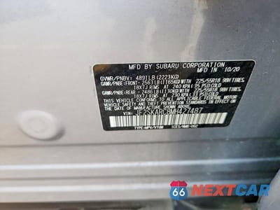 Zdjęcie 13 z 13 samochodu: 2021 SUBARU FORESTER SPORT VIN:JF2SKARC8MH427487 - miniatura